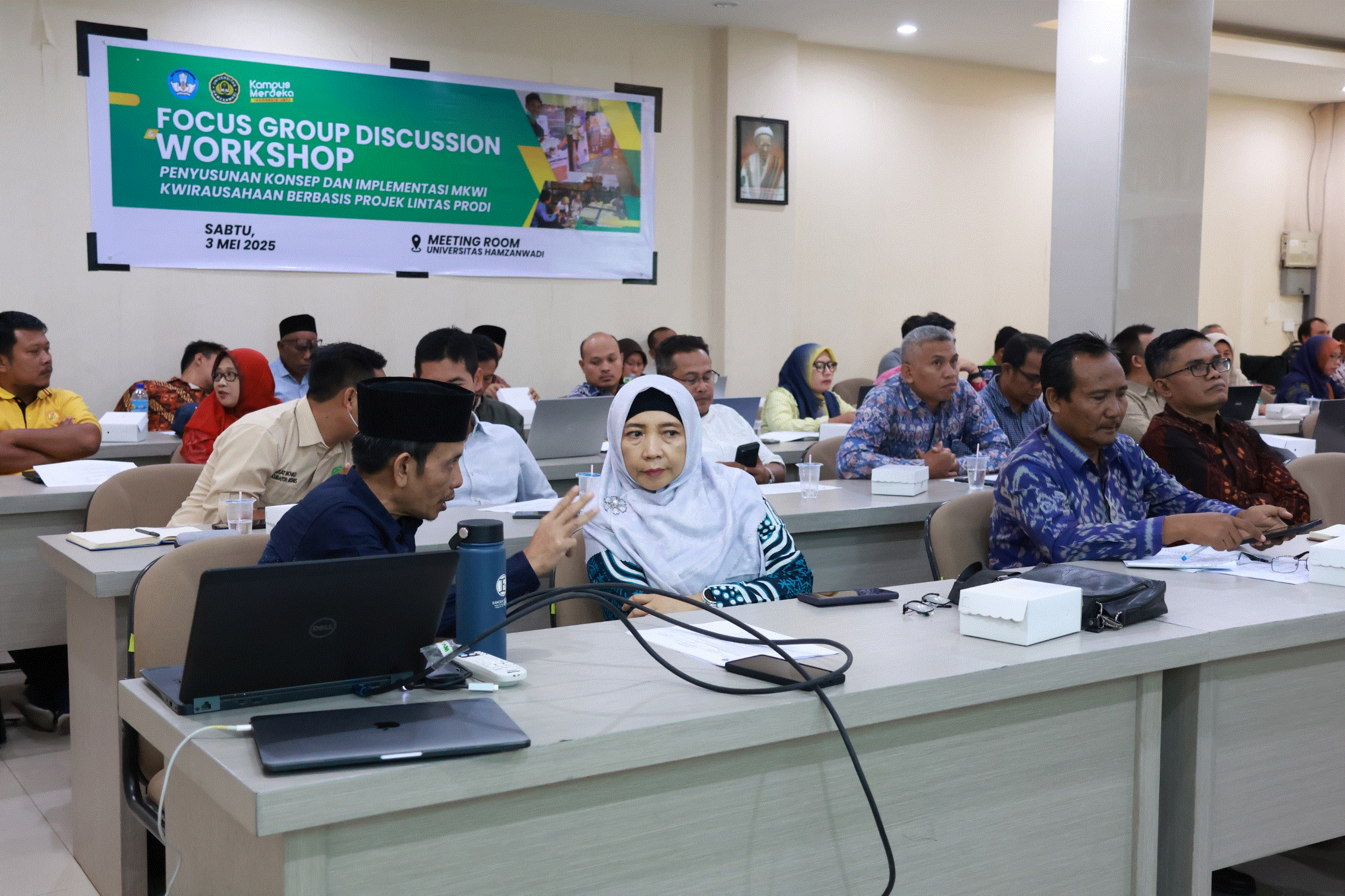 Penyusunan Kurikulum Kewirausahaan Berbasis Projek Lintas Prodi, Universitas Hamzanwadi Gelar Workshop dan FGD