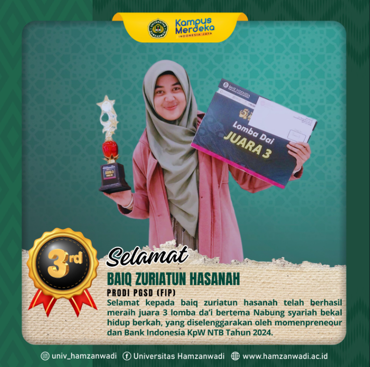 Juara 3 Lomba Dai 